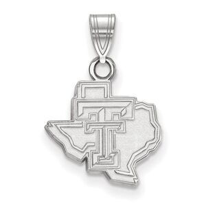Sterling Silver Texas Tech U. Small Pendant